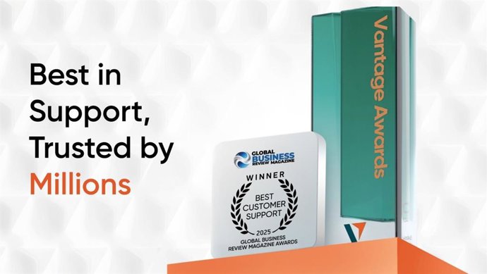Vantage Takes Home "Best Customer Support" at Global Business Review Magazine Awards 2025