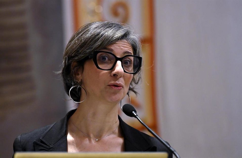 Archivo - La relatora de la ONU para Palestina, Francesca Albanese
