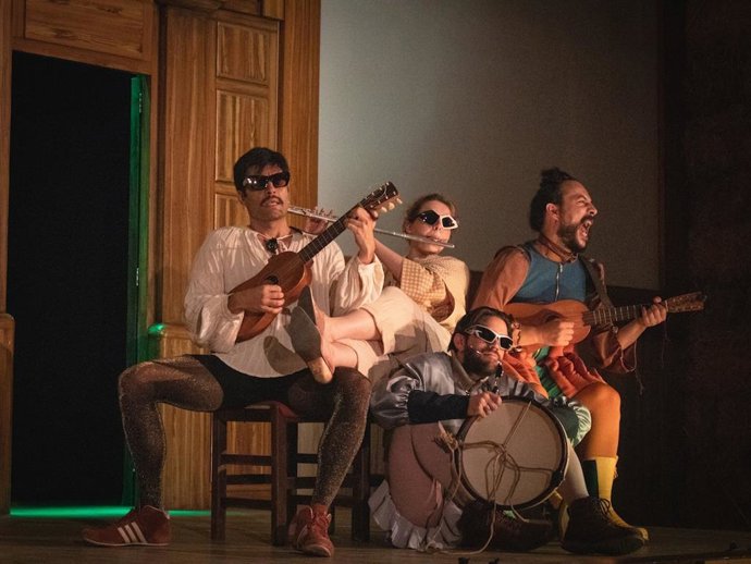 Escena de Don Gil de las Calzas Verdes que se representa esta semana en el Festival de Teatro Clásico de Cáceres