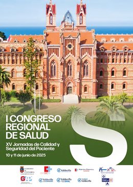 Cartel del primer Congreso Regional de Salud que se celebrará en Comillas