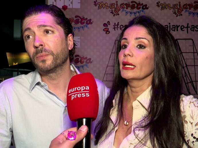 Angel Cristo y Ana Herminia en el cumpleaños de Jenny Llada