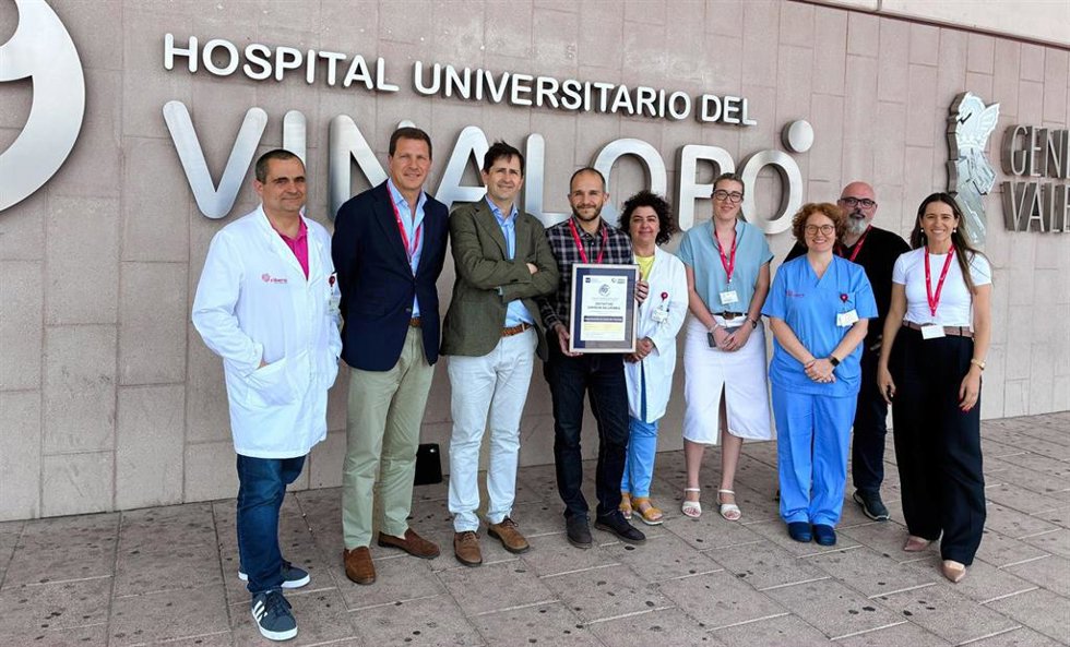 Acreditación del Distintivo de Empresa Saludable del ISBL al Hospital Universitario del Vinalopó de Elche (Alicante)