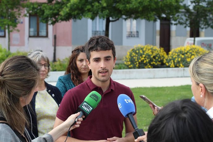 El secretario general de Cantabristas, Paulu Lobete, en declaraciones a los medios
