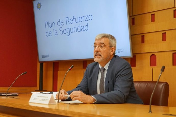 El concejal de Seguridad, César Fernández de Landa