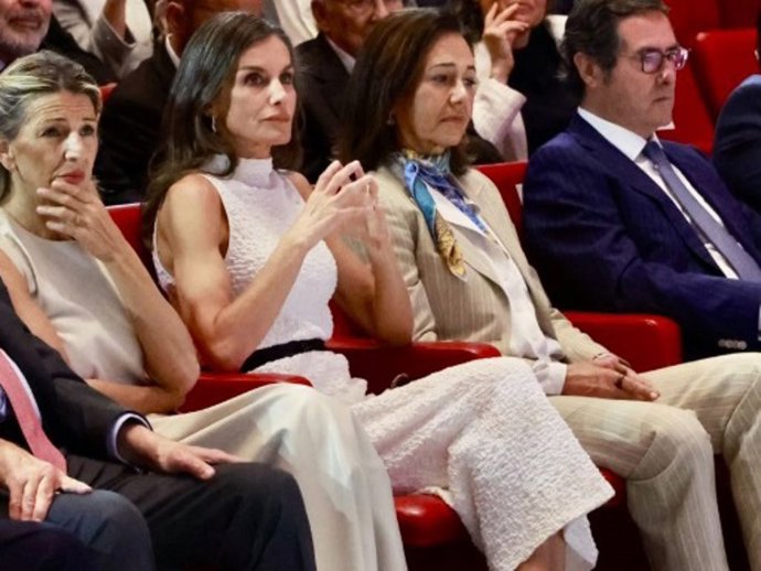 La Reina Letizia ha retomado su agenda oficial este lunes