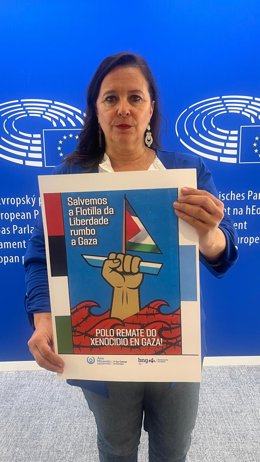 La eurodiputada del BNG, Ana Miranda, condena el ataque de la flotilla