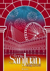 La noche, el día y el color carmesí de la bandera de Badajoz, protagonistas del cartel de la Feria de San Juan