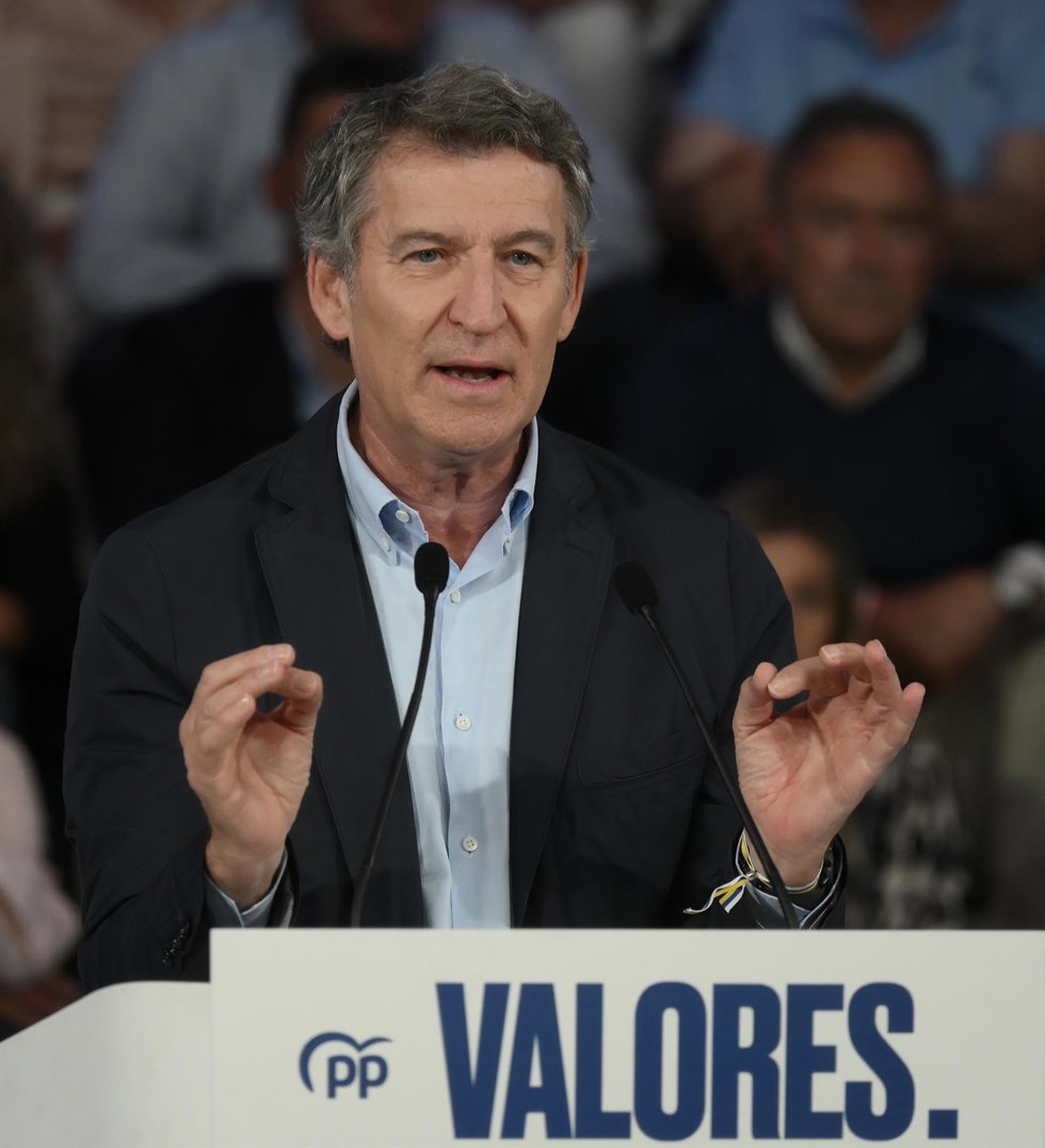 El presidente del PP, Alberto Núñez Feijóo. Archivo.