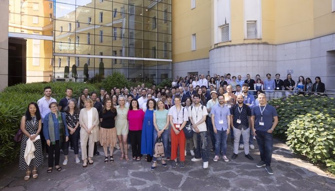 Participantes en la conferencia CNIO-CaixaResearch Frontiers Meeting Machines acting on DNA and RNA.