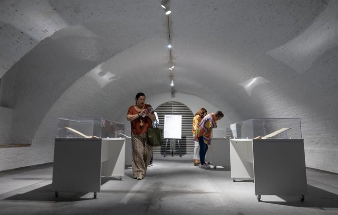 Exposición en el Espacio Santa Fe de Huelva.