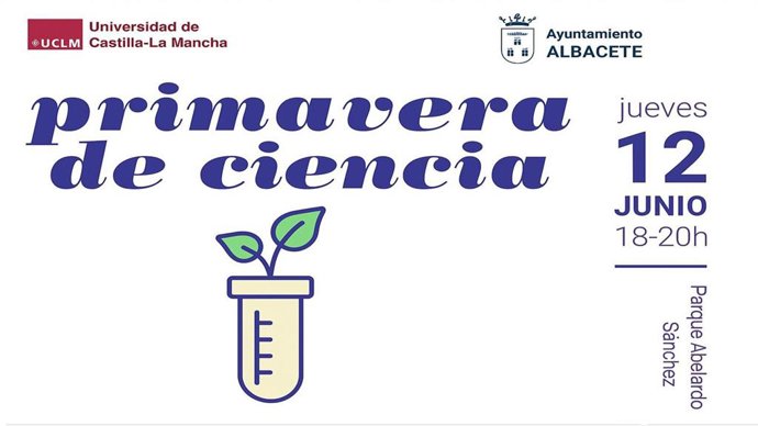 Cartel de 'Primavera de ciencia'.