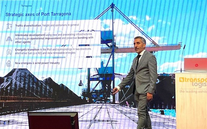 Una de las presentaciones del puerto durante la feria