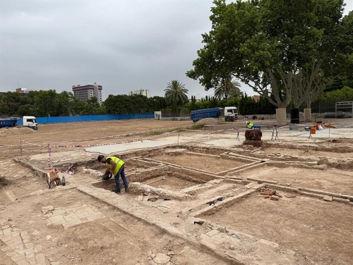 Obres del futur jardí Trini Simó a València
