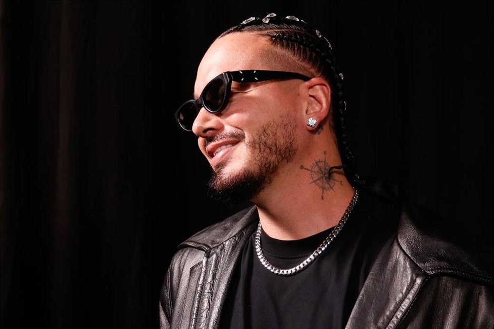 Archivo - El cantante colombiano J Balvin, en la presentación del EA Sports FC25 en Madrid.