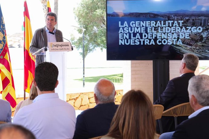 El 'president' Carlos Mazón en la Vila Joiosa