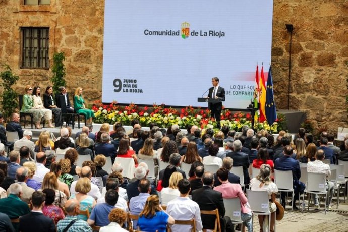 Capellán llama a "recuperar orgullo sereno" de ser riojanos reclamando "conectividad" de "justicia" y "a la altura" en el Día de La Rioja, celebrado en San Millán