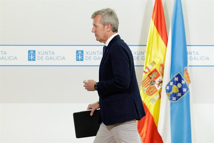 El presidente de la Xunta, Alfonso Rueda