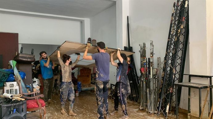 Efectes de la dana a L'Horta Teatre