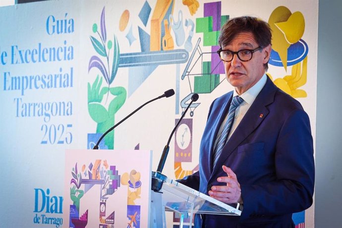 El president de la Generalitat de Catalunya, Salvador Illa