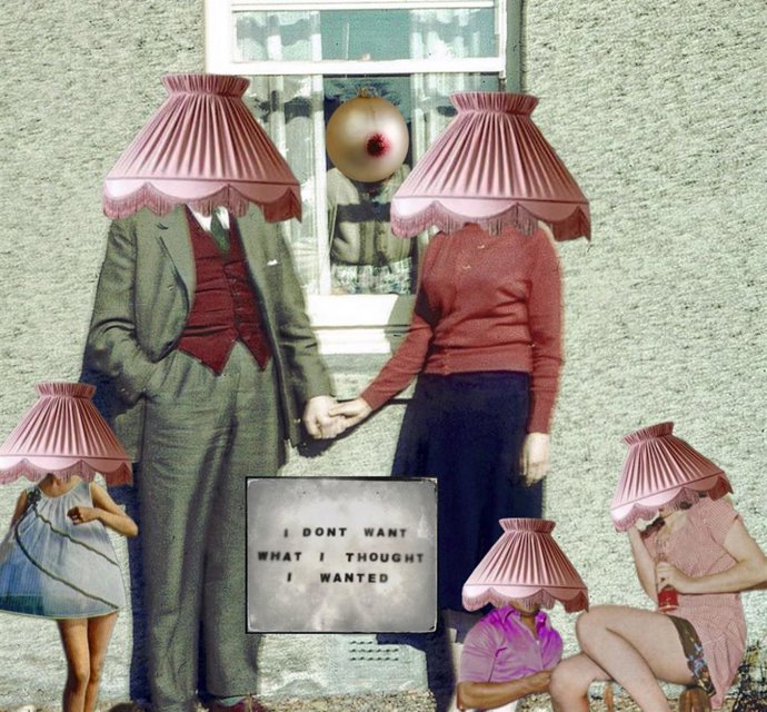 Collage digital de Isabel Coixet, 'I don't want what I thought I wanted' (2024)