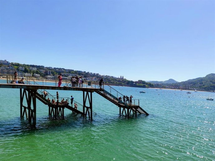 Día soleado en San Sebastián