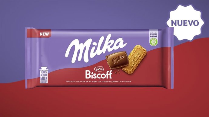 Mondelez International y Lotus Bakeries lanzan 'Milka Biscoff' que aúna chocolate y galletas