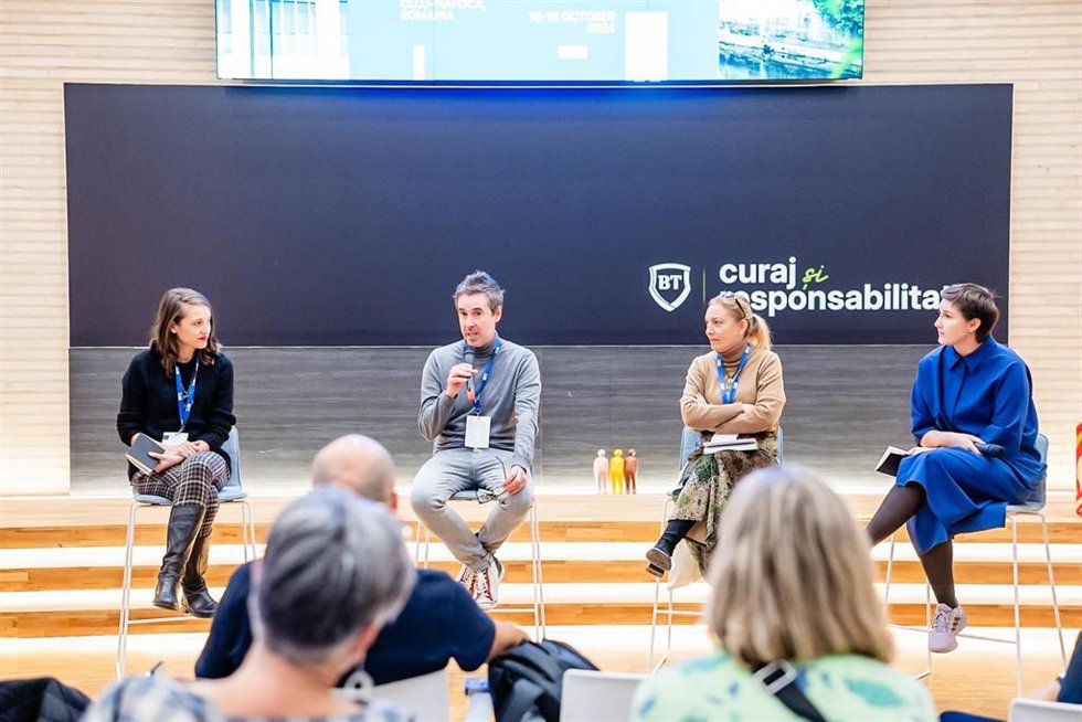 Archivo - Foro Culture Next celebrado en Rumanía al que asistió el Ayuntamiento de Jerez el pasado mes de octubre.