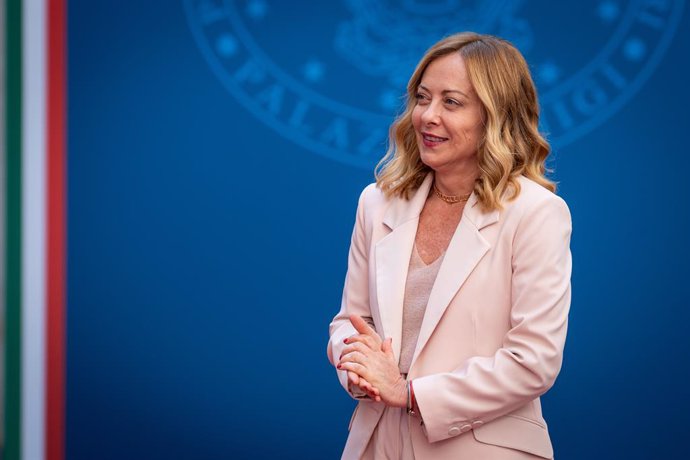 La primera ministra de Italia, Georgia Meloni (archivo)