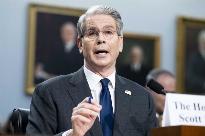 Archivo - El secretario del Tesoro estadounidense, Scott Bessent