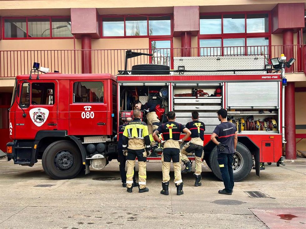 Archivo - Bomberos. Foto de archivo. 