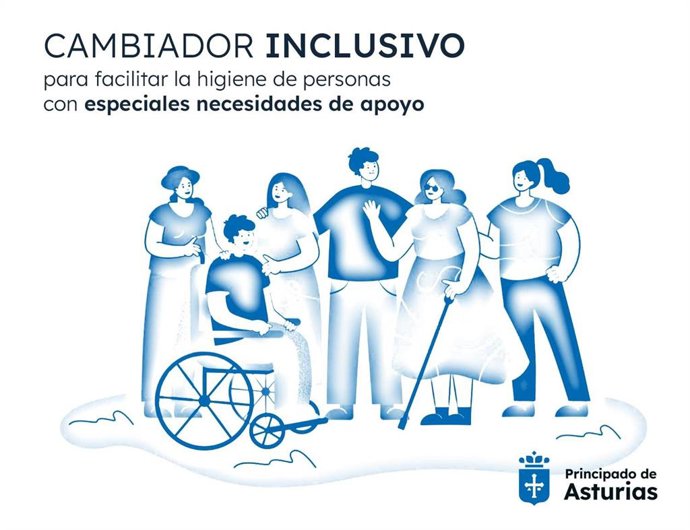 Bienestar instalará un primer cambiador inclusivo que facilita la higiene a quienes no pueden usar un baño convencional