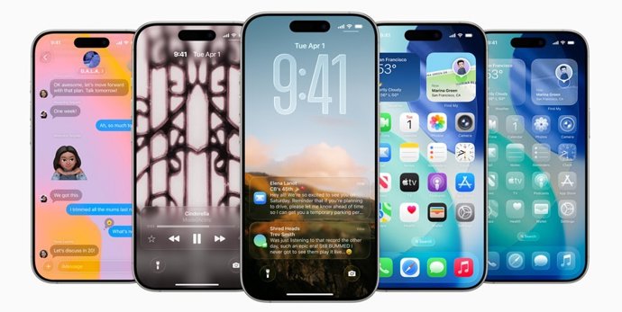 Archivo - Imagen recurso de iOS 26