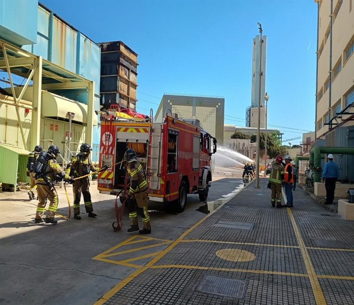 Simulacro de Endesa en Ibiza
