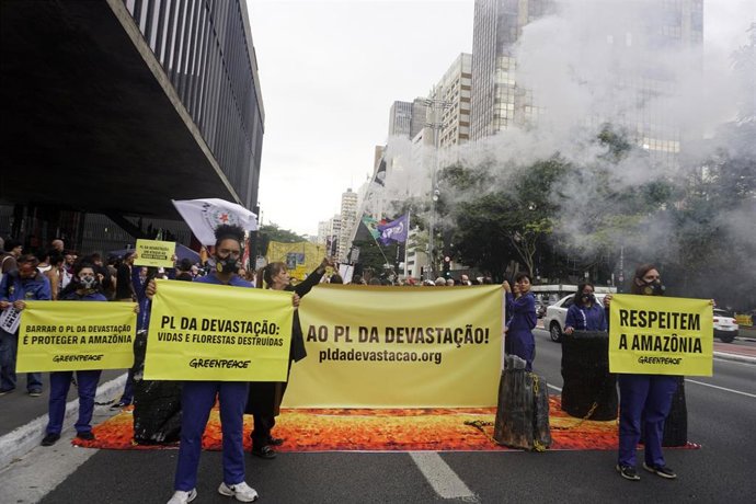 Marcha clmática en Brasil