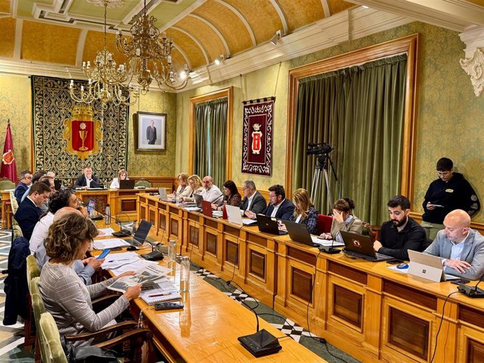 Pleno en el Ayuntamiento.