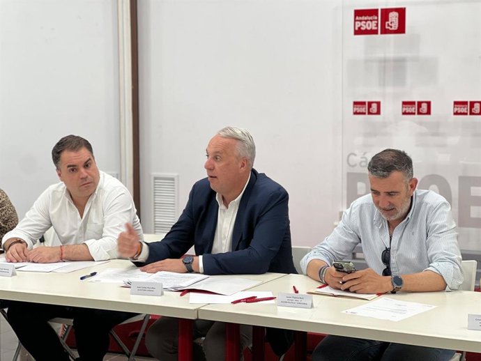 Ruiz Boix en la Ejecutiva Provincial del PSOE de Cádiz.