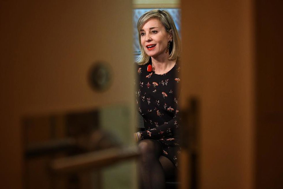 Archivo - La portavoz de Sumar en el Congreso, Verónica Martínez Barbero, durante una entrevista para Europa Press, a 20 de diciembre de 2024, en Madrid (España). 