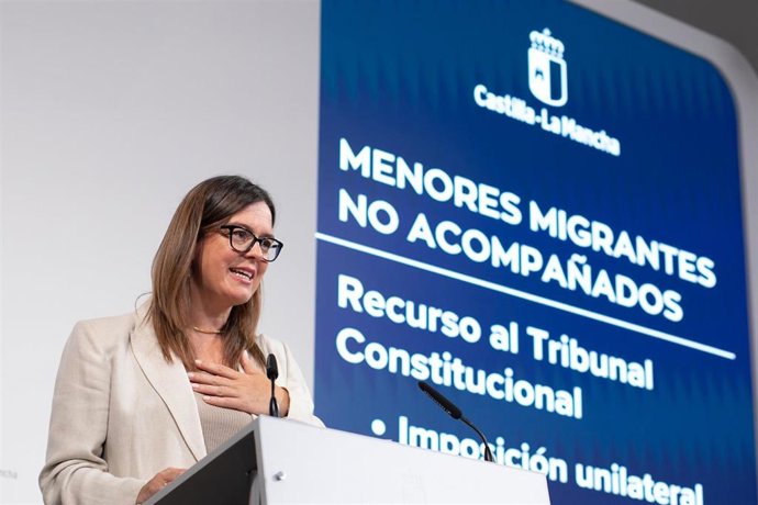 La consejera Portavoz del Gobierno de C-LM, Esther Padilla