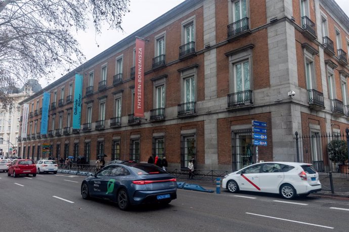 Archivo - Fachada del Museo Thyssen, a 7 de febrero de 2025, en Madrid (España). El Museo Thyssen abre gratuitamente sus puertas todos los sábados por la noche de 21:00 a 23:00 h. De esta manera el Thyssen sigue los mismos pasos del Museo del Prado. Será 
