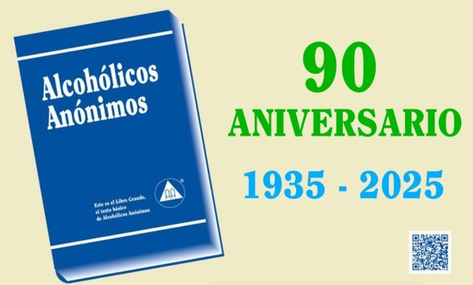 Imagem do aniversário de Alcoólicos Anônimos.