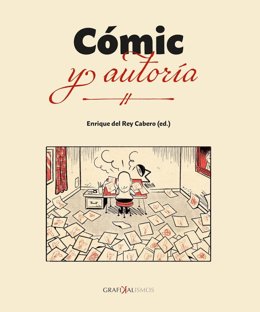 Portada de libro 'Cómic y autoría', de Enrique del Rey Cabero, editado por la Universidad de León.