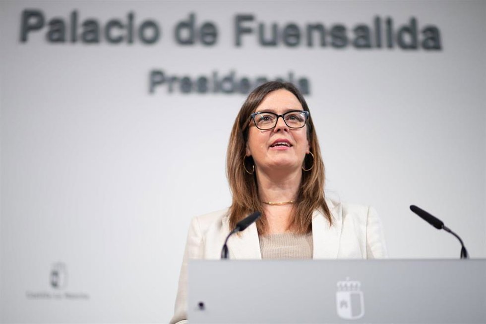 La portavoz del Ejecutivo regional, Esther Padilla