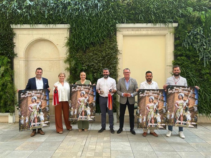 Presentación en la Diputación de Huelva de las fiestas de San Juan Bautista de Alosno.