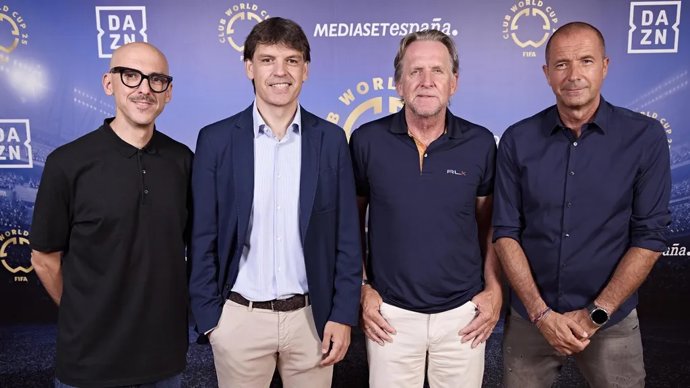 Raúl Jimeno 'Menottinto', Fernando Morientes, Bernd Schuster y Manu Carreño. 