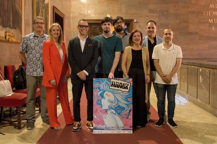 Presentación de Ultimate Manga este martes en el Ayuntamiento de Zaragoza.