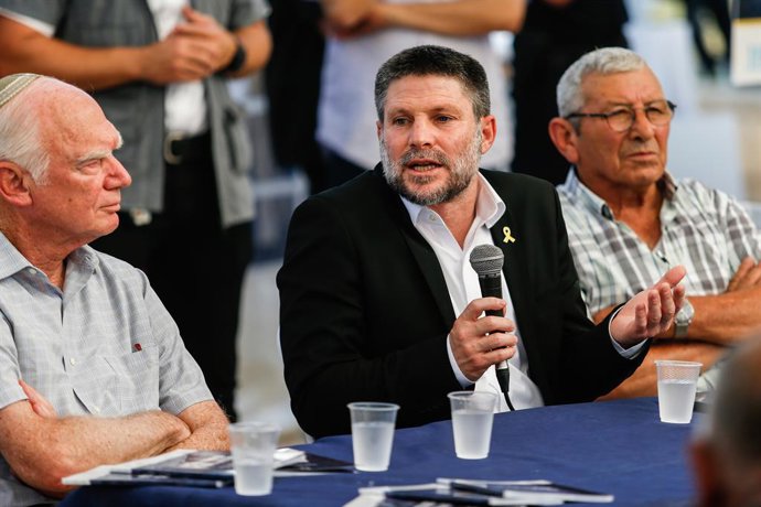 Archivo - Arquivo - Bezalel Smotrich, Ministro das Finanças de Israel.