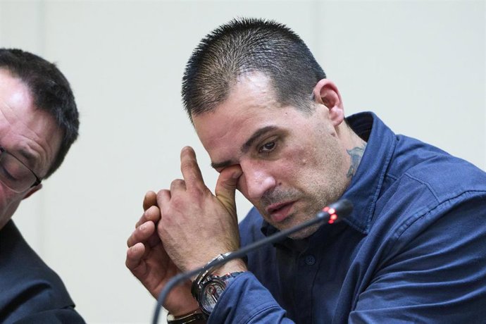 Archivo - José Reñones durante el juicio por matar a su pareja y al bebé de ambos en Liaño (Villaescusa)