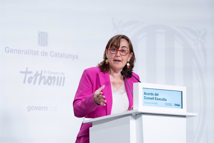 La consellera de Territori i portaveu de la Generalitat, Sílvia Paneque