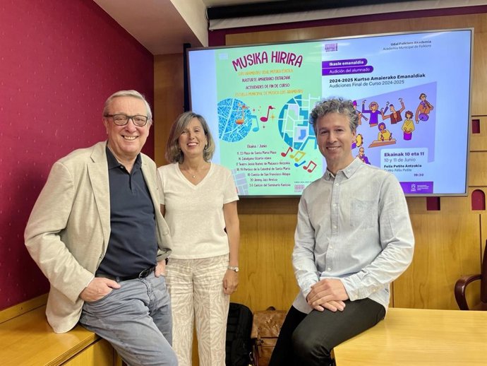 Gasteizko Luis Aramburu Udal Musika Eskolak eta Udal Folklore Akademiak ikasturte amaierako egitaraua