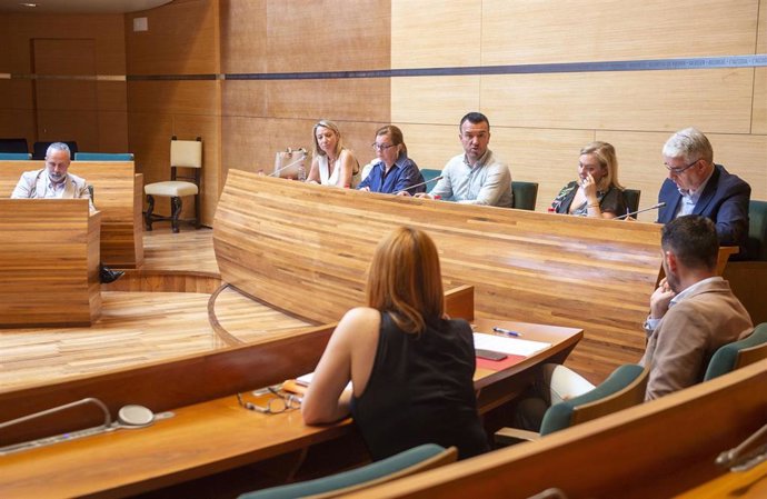 Imagen de la quinta sesión de la comisión sobre la dana del pasado 29 de octubre celebrada en la Diputación de Valencia.